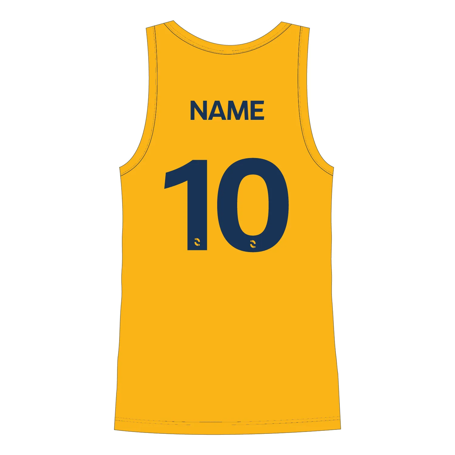 ACS Egham Women's Basketball Vest - Gold