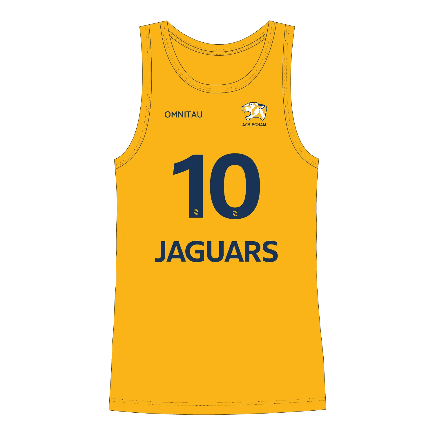 ACS Egham Women's Basketball Vest - Gold