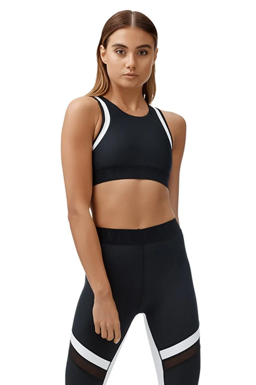 Allfenix Cora Sport Bra Top in Black