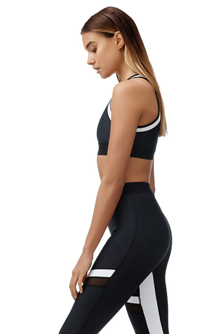 Allfenix Cora Sport Bra Top in Black