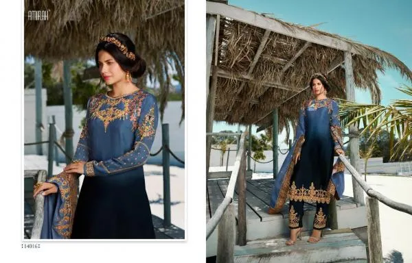Amirah Vol 32 Heavy Satin Georgette Salwar Suits Collection