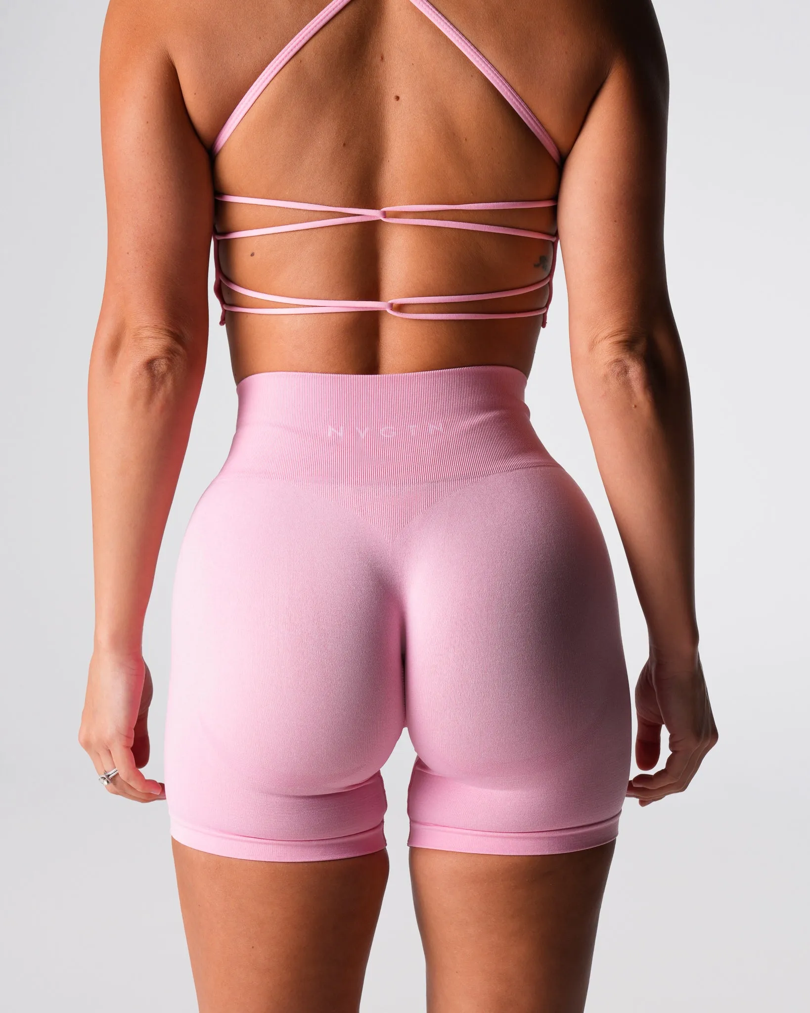 Baby Pink Contour Seamless Shorts