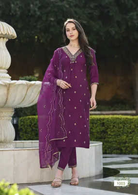 Beautiful Designer Party Wear Zaraa Diva Viscous Salwar Suit