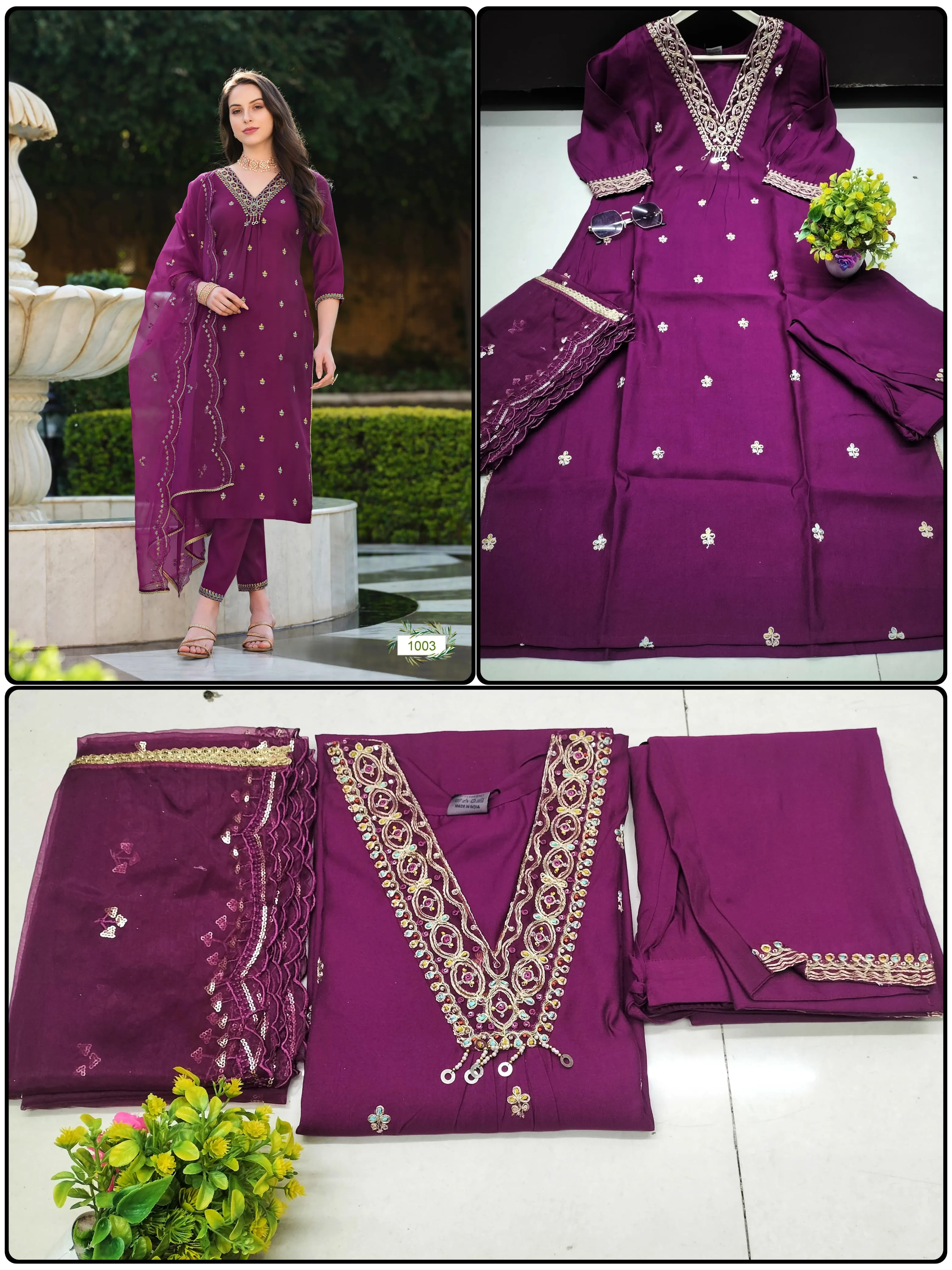 Beautiful Designer Party Wear Zaraa Diva Viscous Salwar Suit