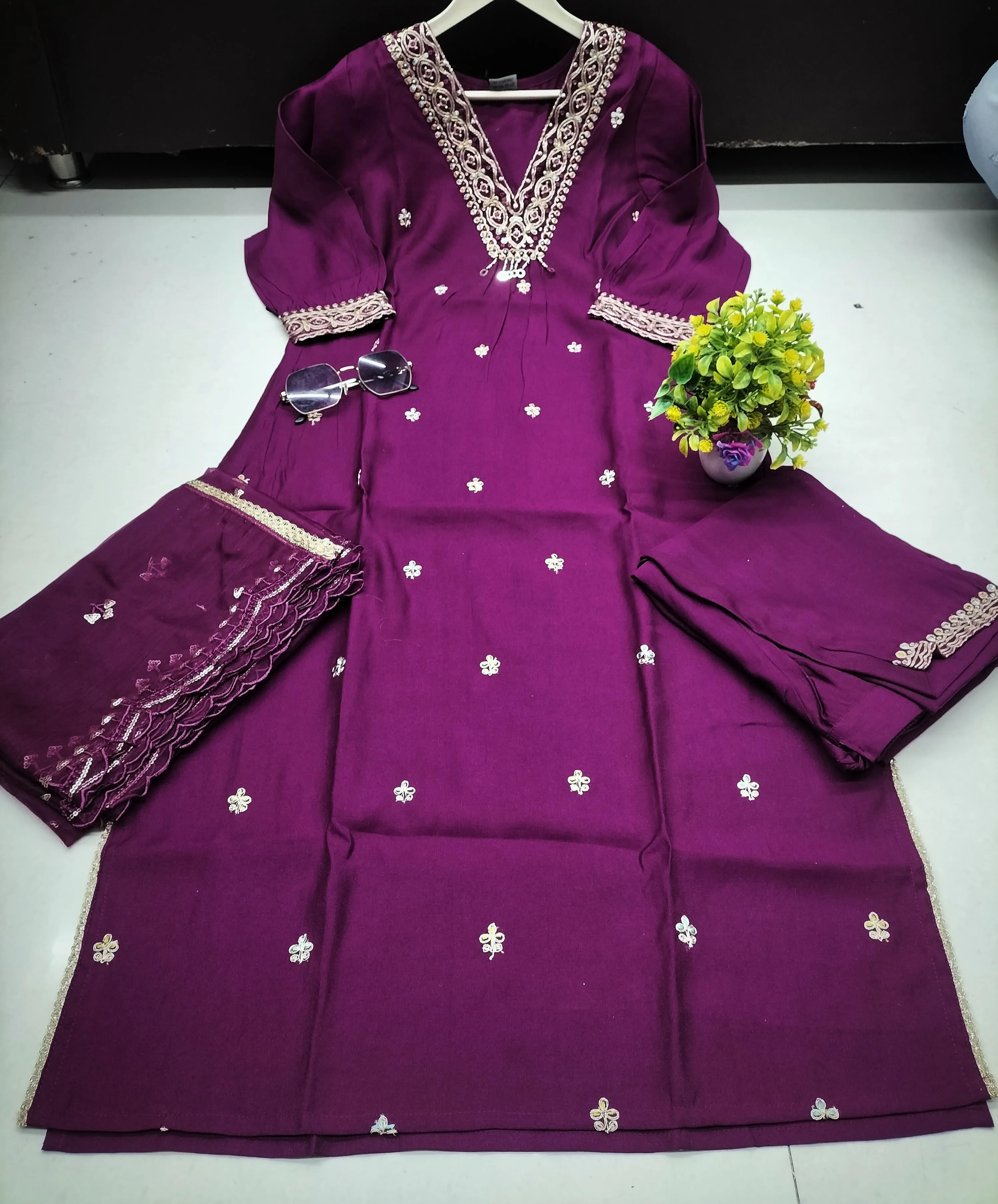 Beautiful Designer Party Wear Zaraa Diva Viscous Salwar Suit