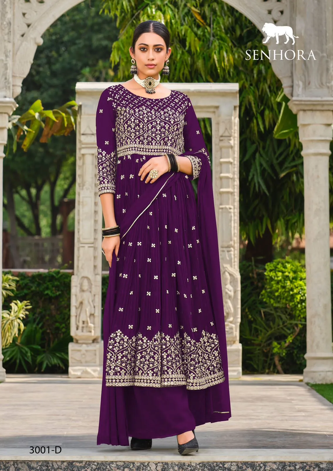 Beautiful Designer Rumana Georgette Pakistani Salwar Suit