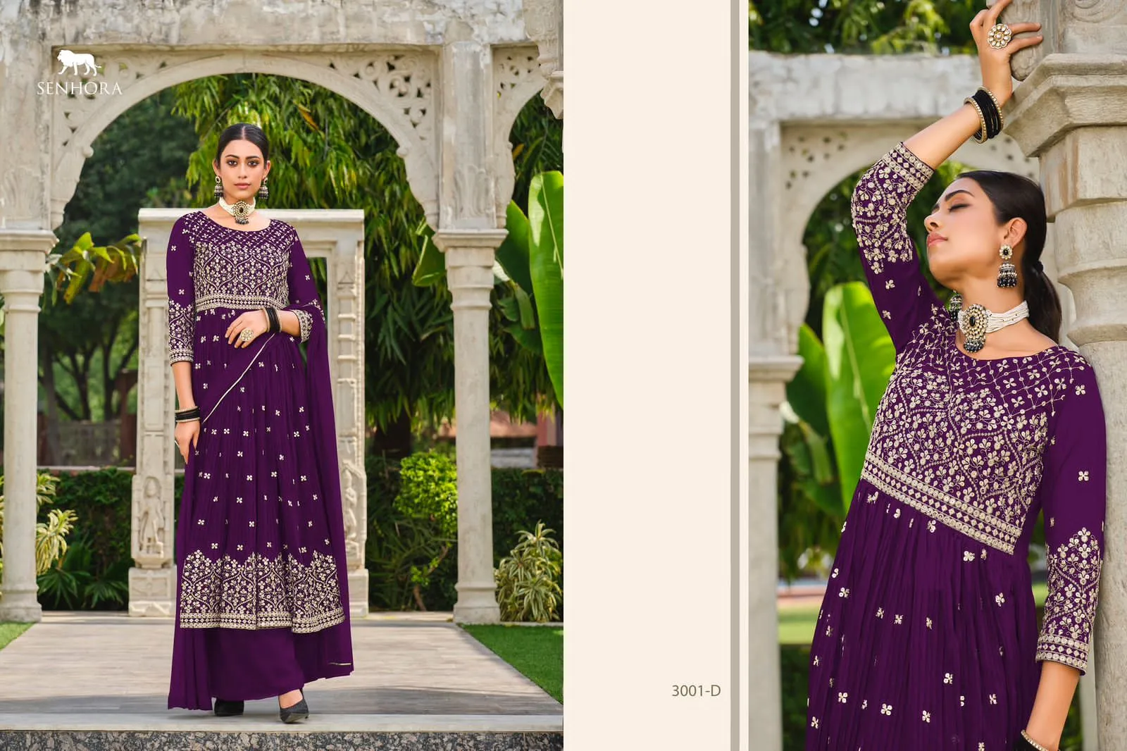 Beautiful Designer Rumana Georgette Pakistani Salwar Suit