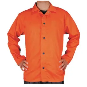 Best Welds Premium Flame Retardant Jacket, X-Large, Orange, 1230-XL