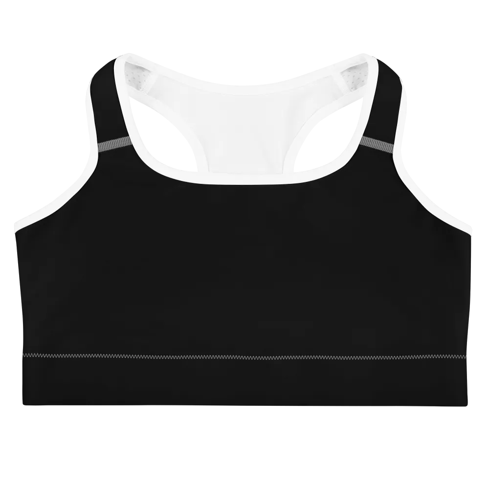 Black Sports bra