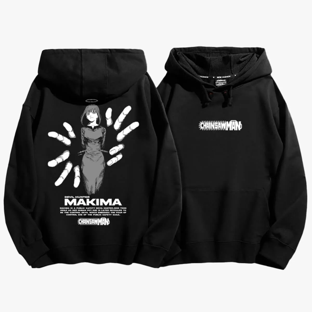 Chainsaw Man Makima Hands Aesthetic Hoodie