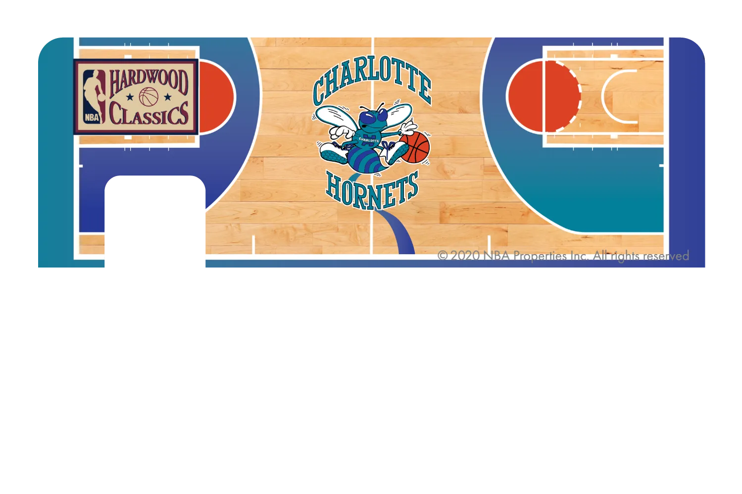 Charlotte Hornets: Retro Courtside Hardwood Classics