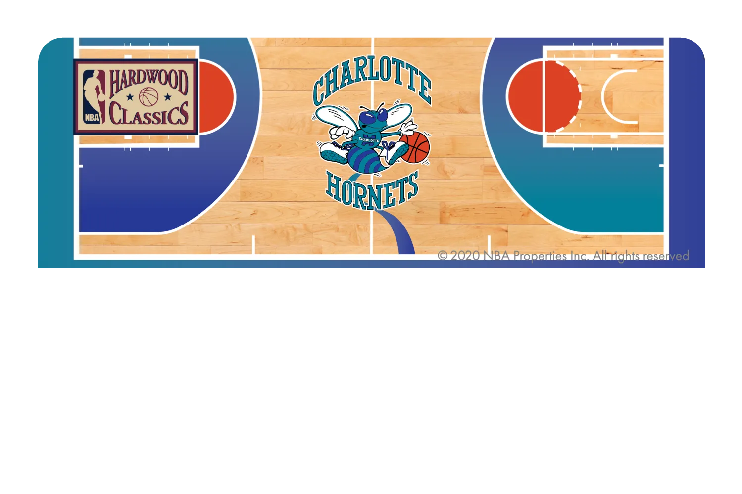 Charlotte Hornets: Retro Courtside Hardwood Classics