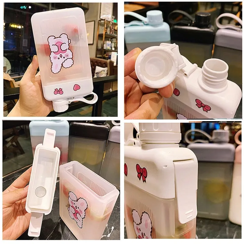 Cute Bear Sports Water Bottle 450ml