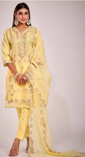 DEEPSY PURE ORGANZA DESIGNER SUIT D.NO-D-305