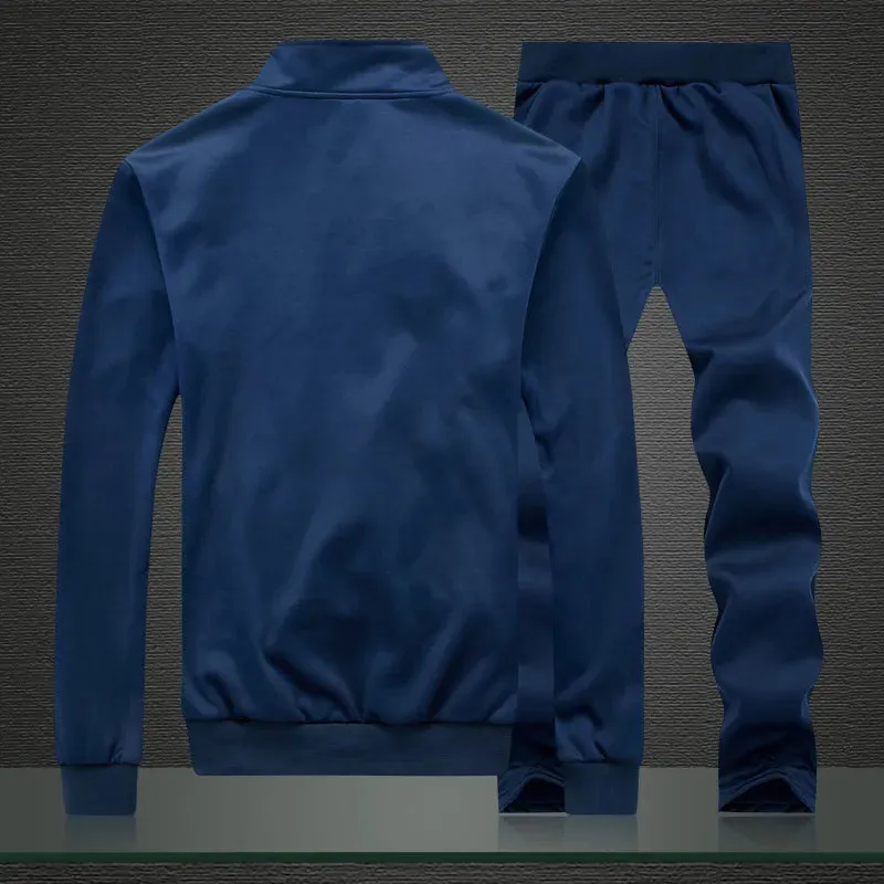 DIMUSI Men Sets Fashion Autumn Spring Sporting Suit Sweatshirt  Sweatpants Mens Clothing 2 Pieces Sets Slim Tracksuit hoodies