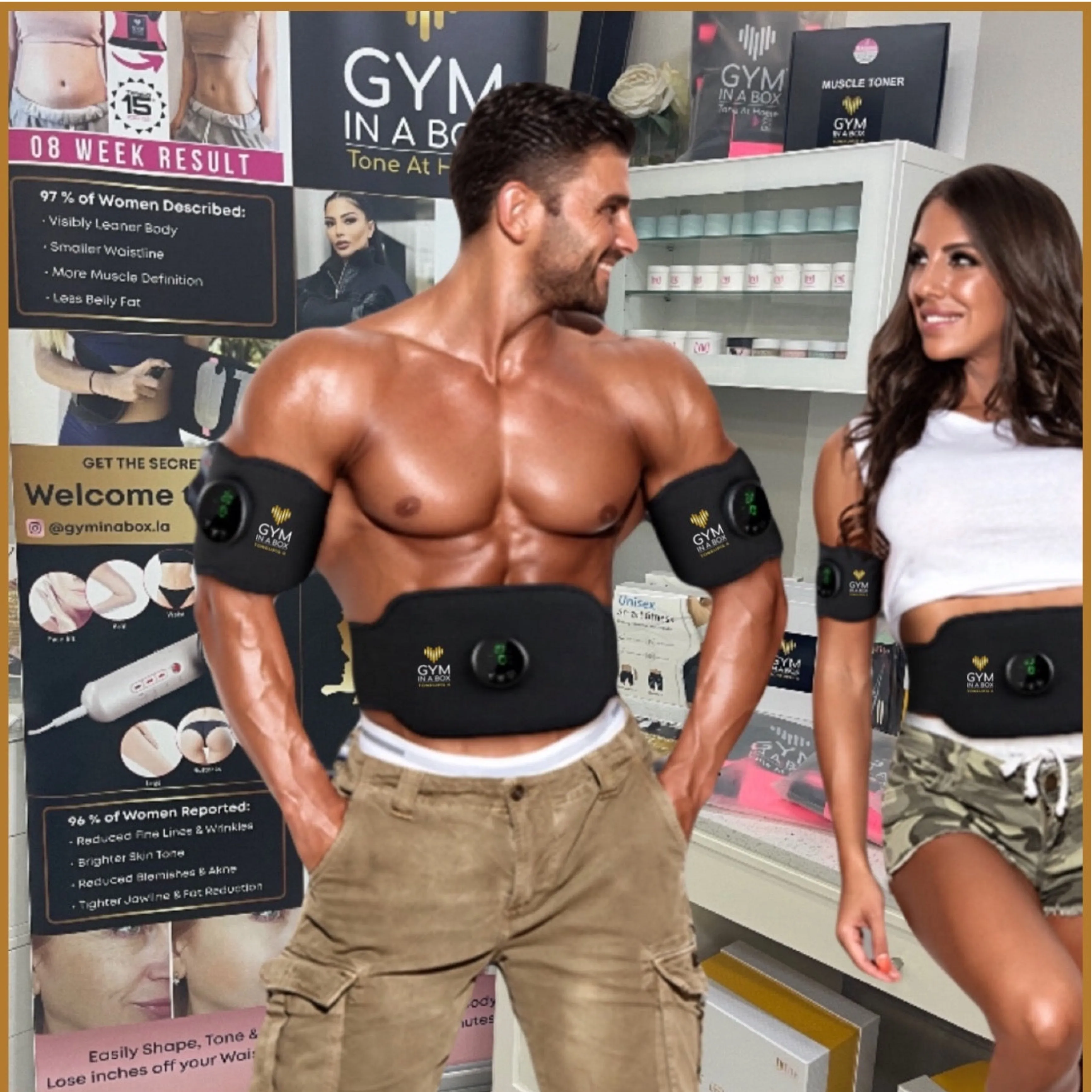 GYM IN A BOX®️ MuscleBooster 5in1 Toning System