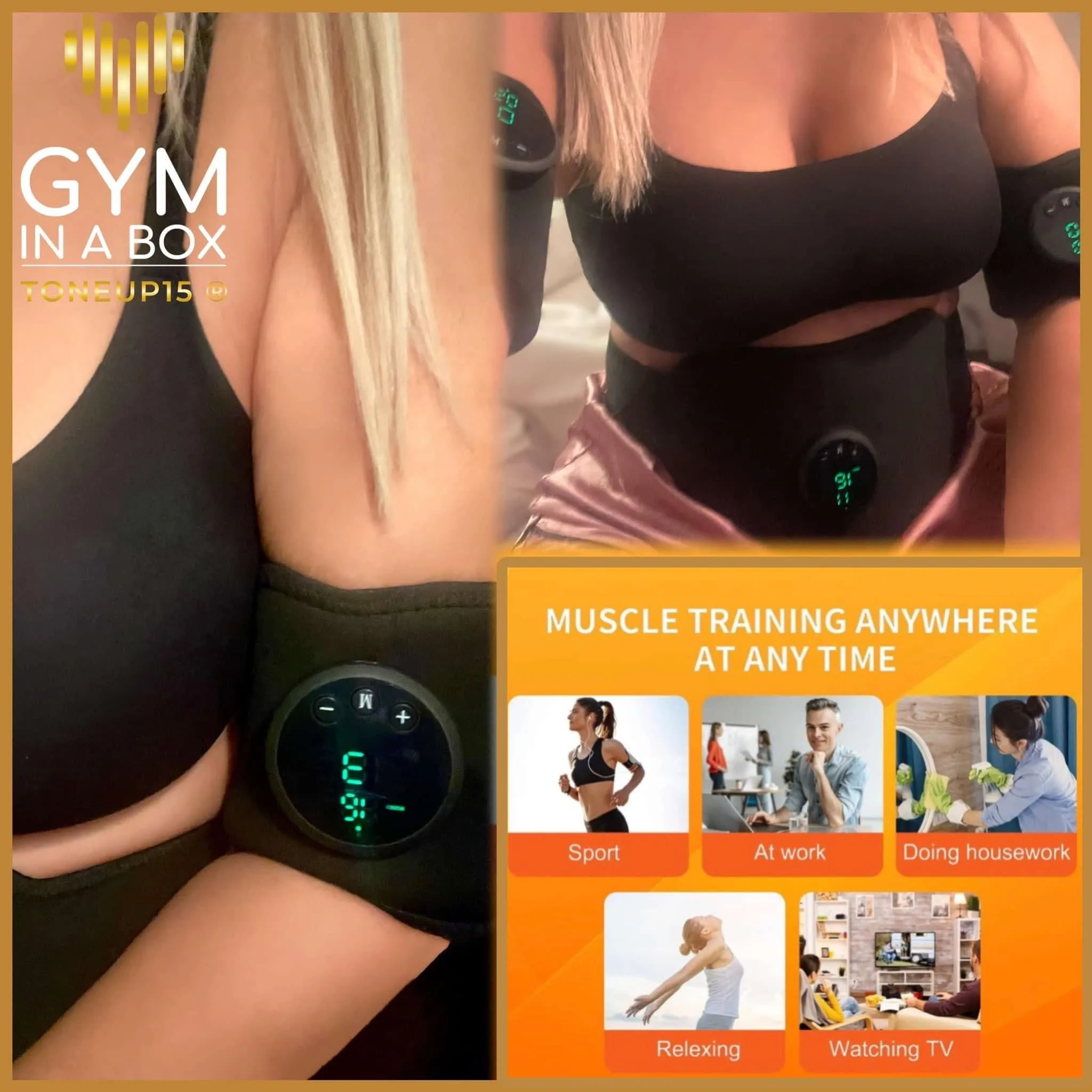 GYM IN A BOX®️ MuscleBooster 5in1 Toning System