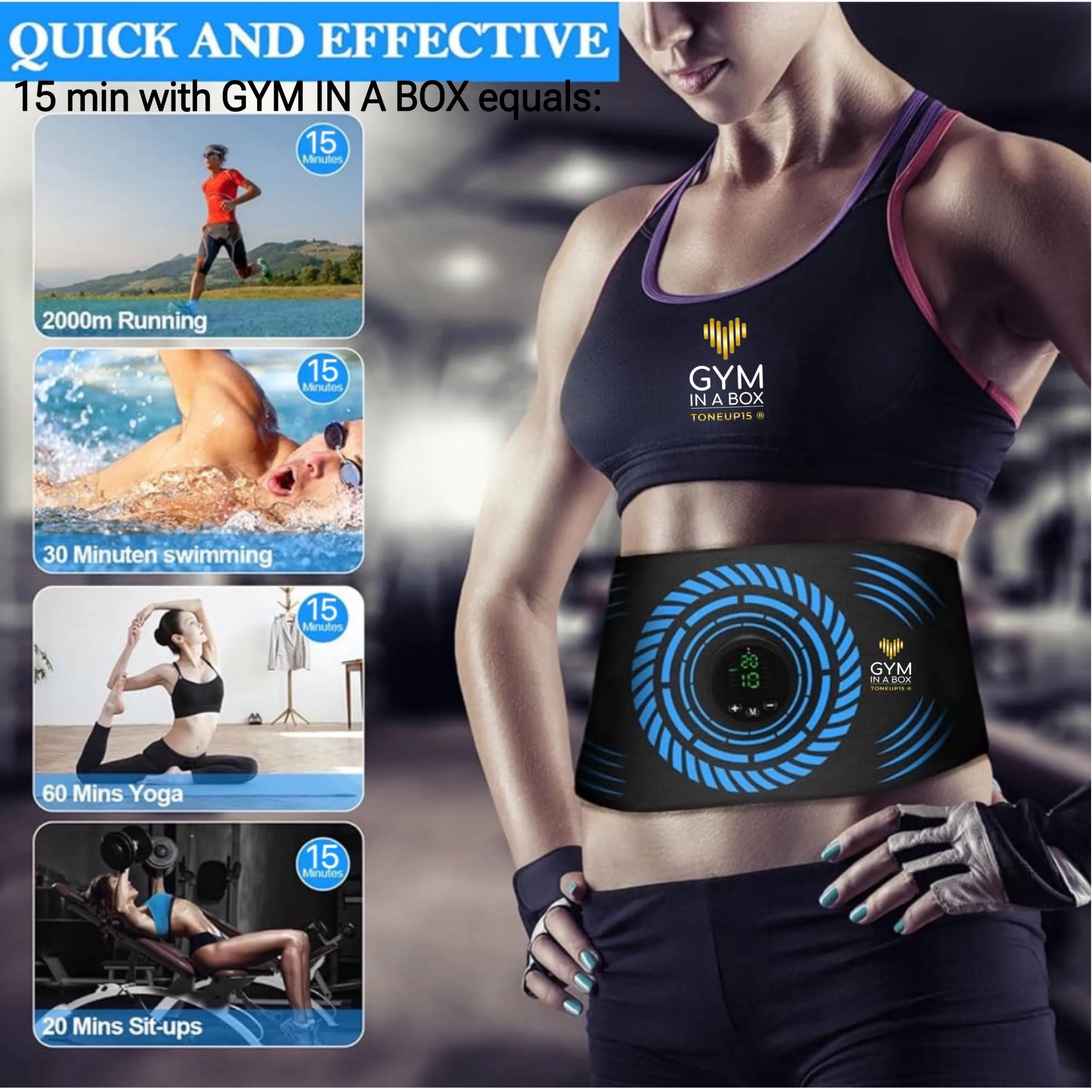 GYM IN A BOX®️ MuscleBooster 5in1 Toning System