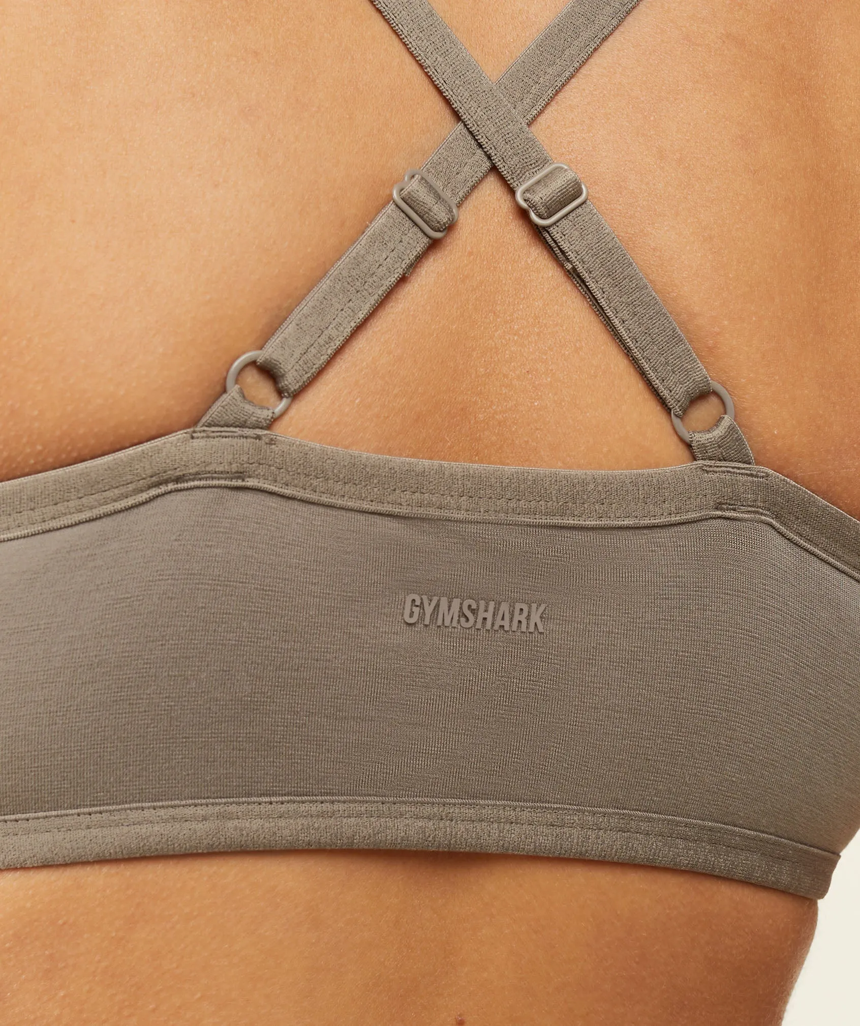 Gymshark everywear Ultra Comfort Bralette - Linen Brown