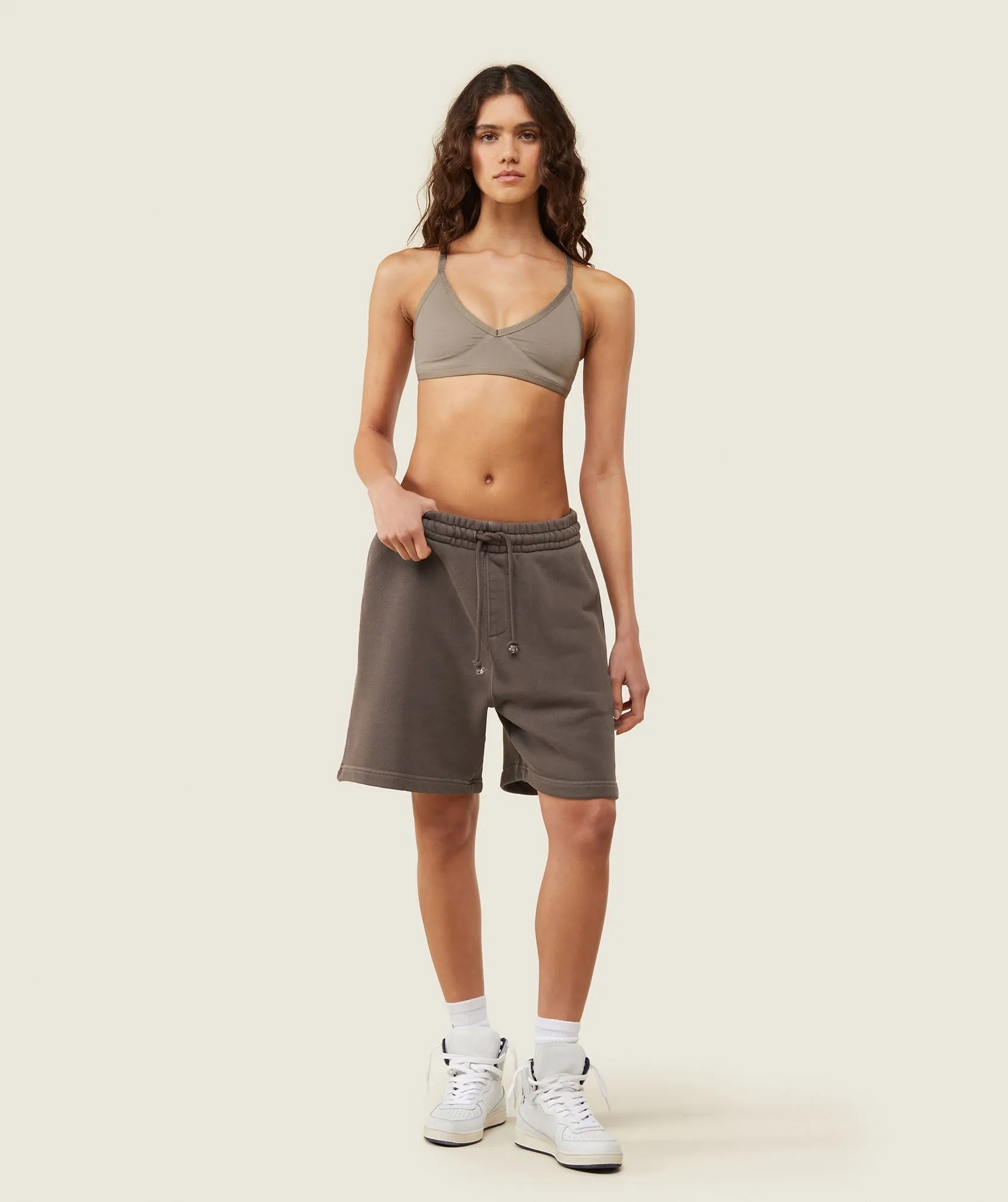 Gymshark everywear Ultra Comfort Bralette - Linen Brown
