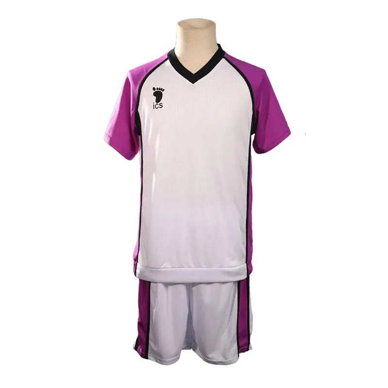 Haikyū!! Karasuno High School vs Shiratorizawa Academy Semi Eita Volleyball Sportswear Cosplay Costumes