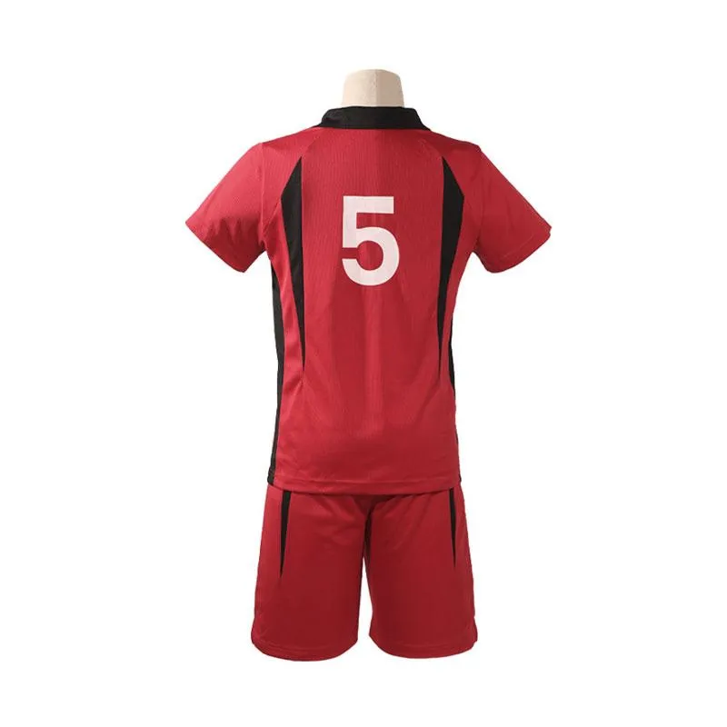 Haikyū!! Kuroo Tetsurou KozumeKenma KurooTetsurou Number 1-11 Volleyball Sportswear Cosplay Costumes