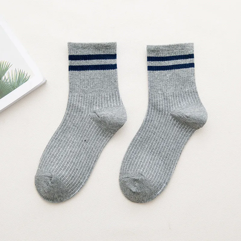 Harajuku All-Match Mid-Tube Sports Socks