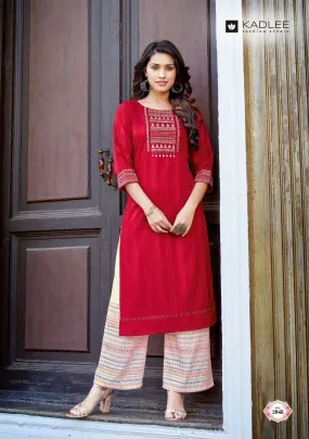Kadlee Pankh Vol-7 Nx Rayon Print Suit
