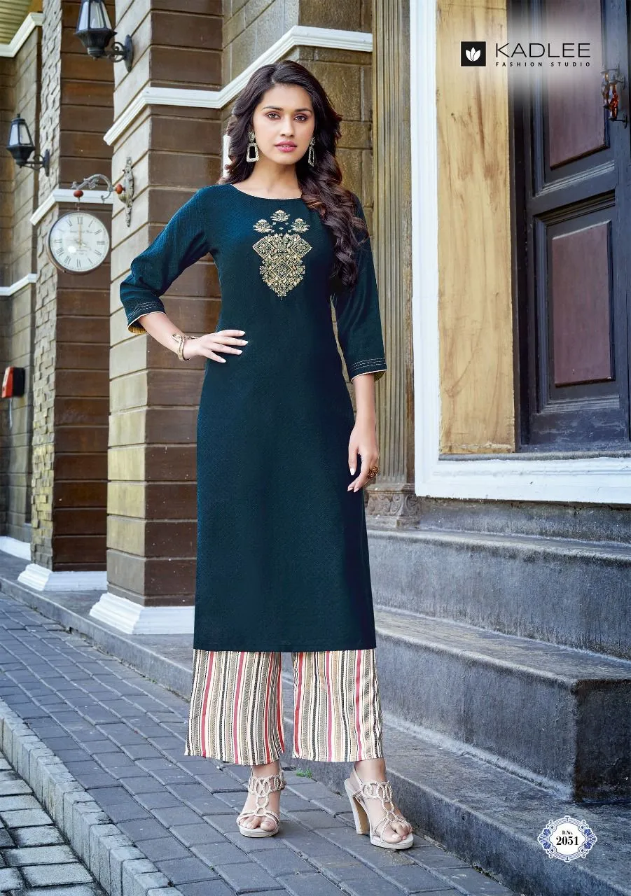 Kadlee Pankh Vol-7 Nx Rayon Print Suit