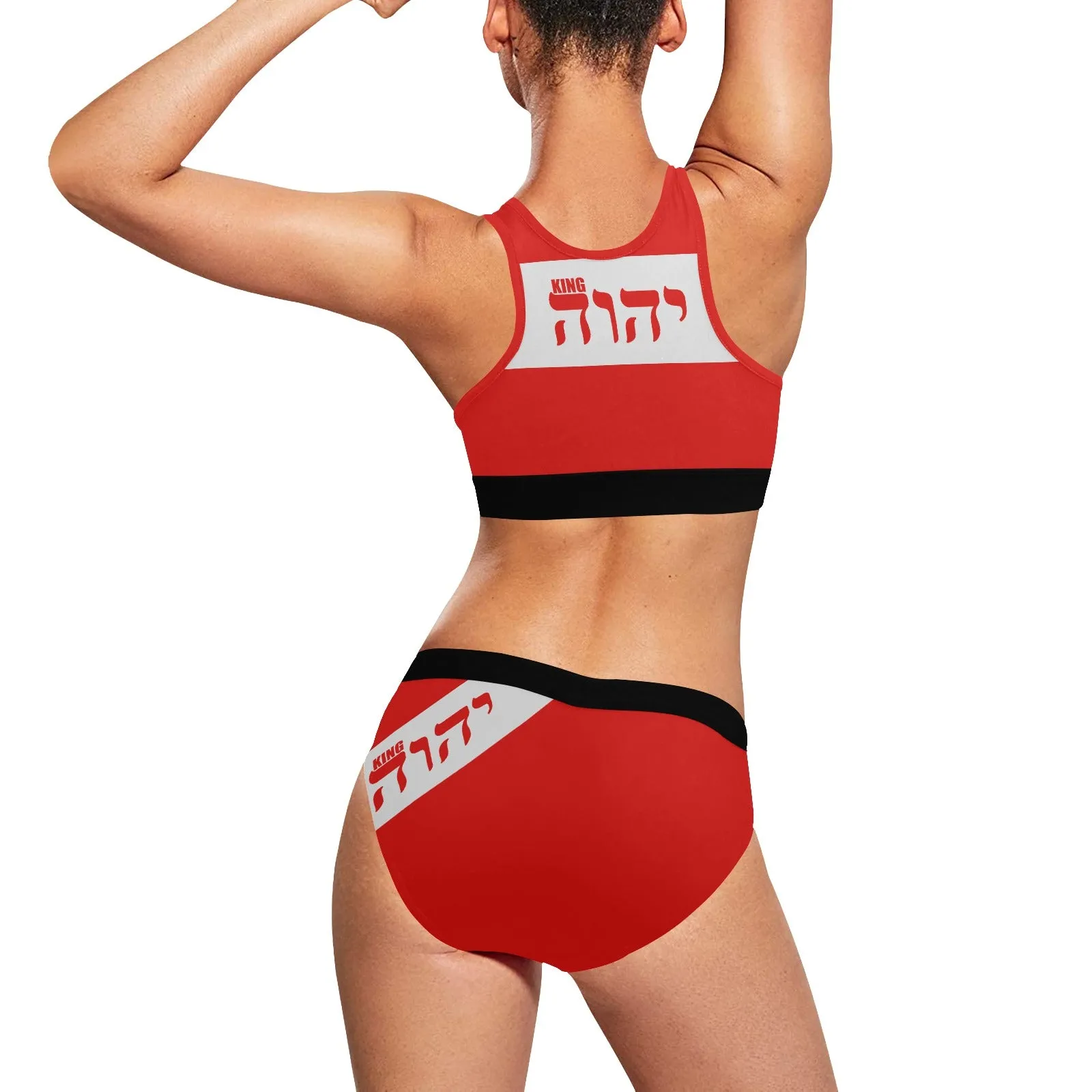 King YAHWEH Women's (Sports Bra Yoga Set)