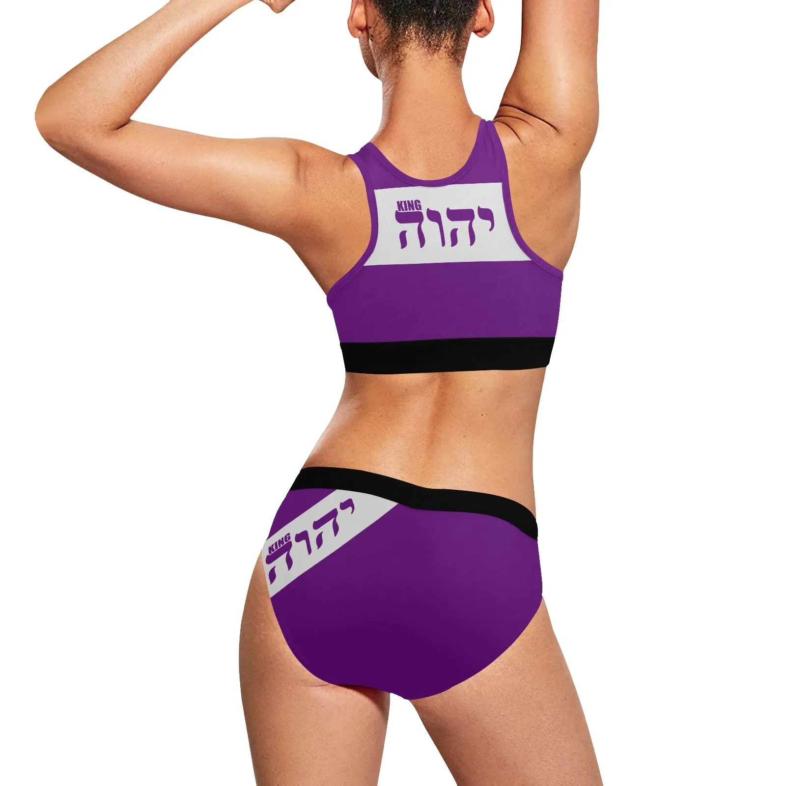 King YAHWEH Women's (Sports Bra Yoga Set)