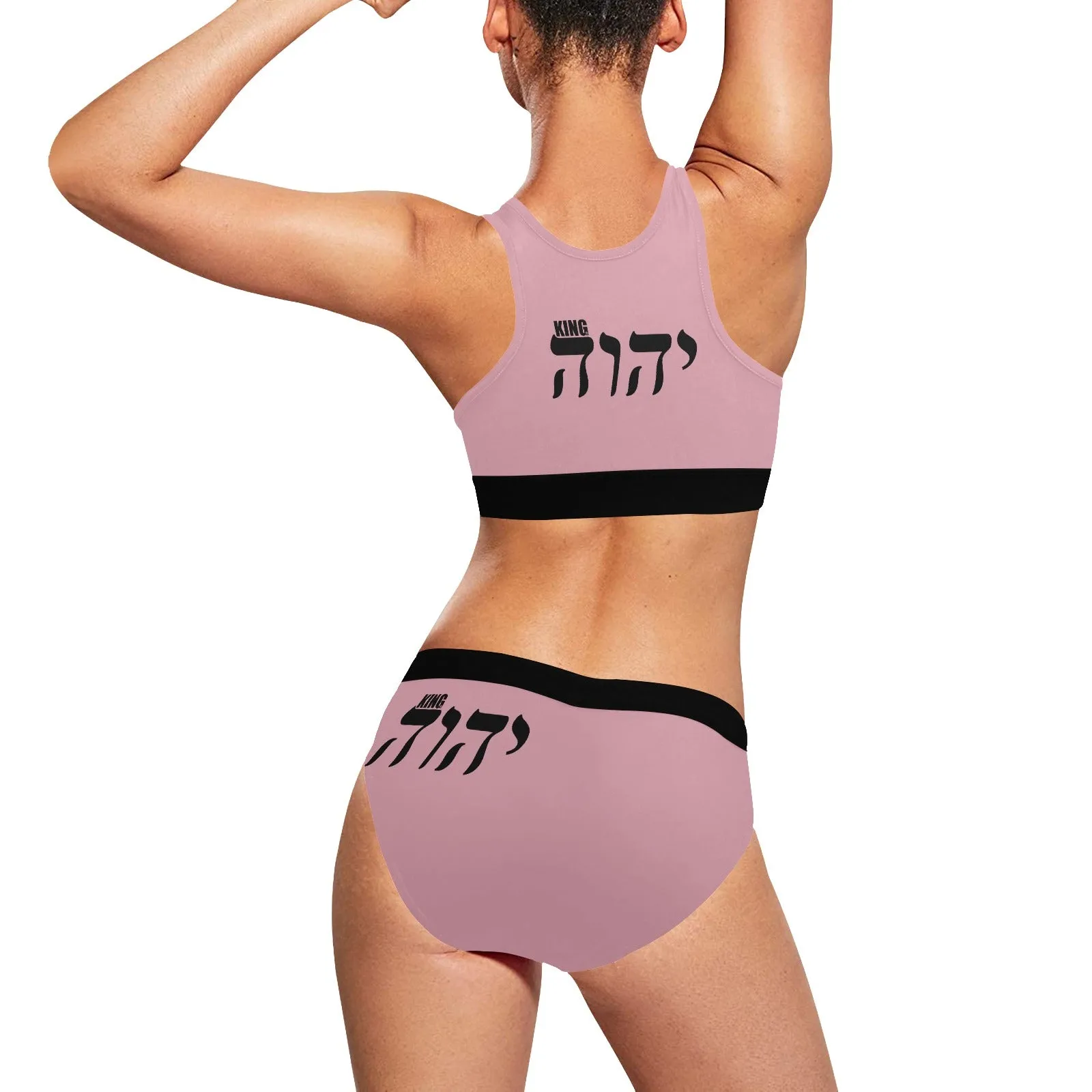 King YAHWEH Women's (Sports Bra Yoga Set)