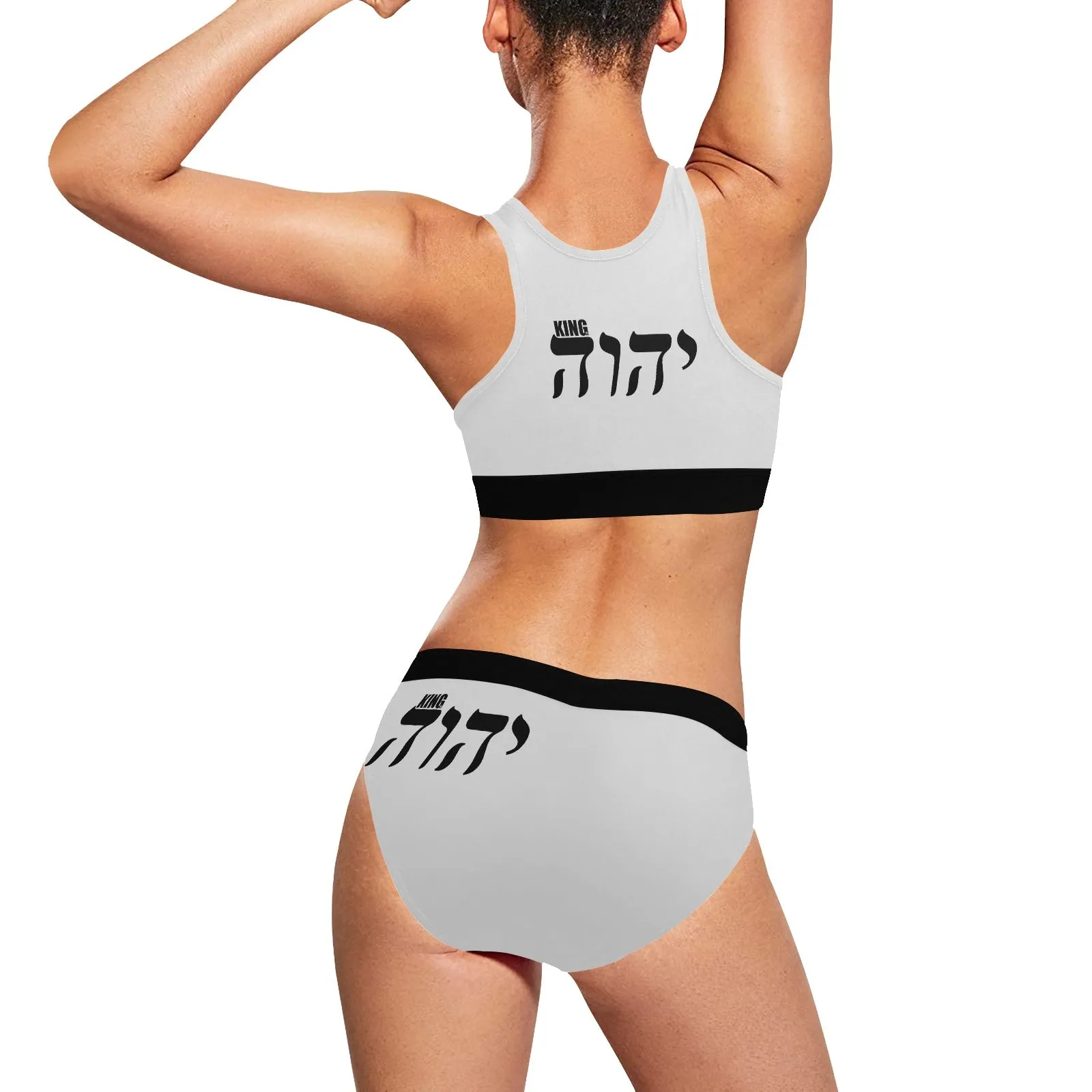 King YAHWEH Women's (Sports Bra Yoga Set)