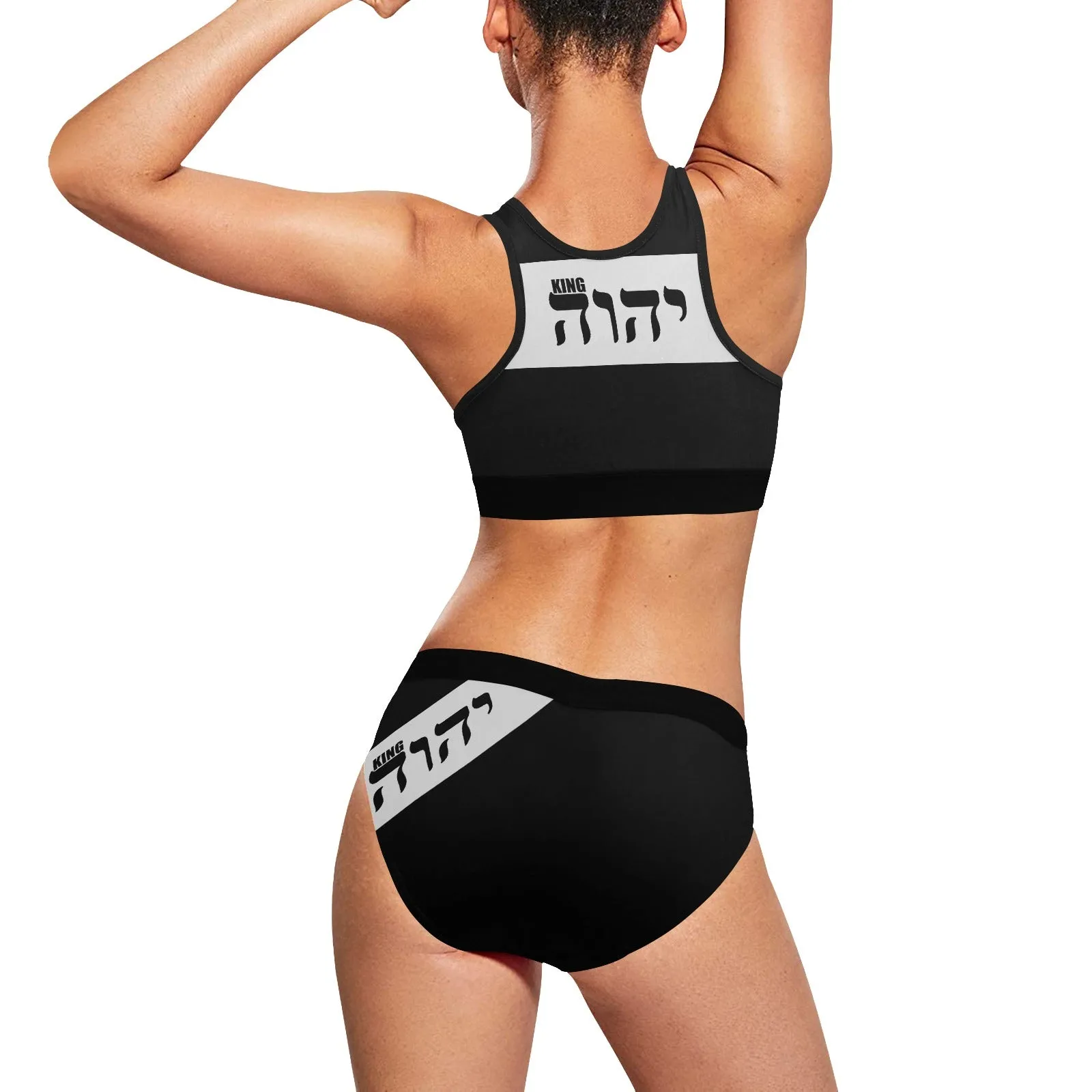 King YAHWEH Women's (Sports Bra Yoga Set)