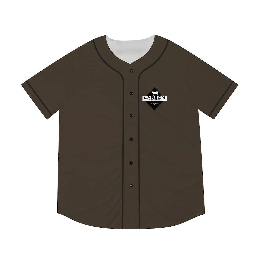 Larson Beef Men's Baseball Jersey (AOP)