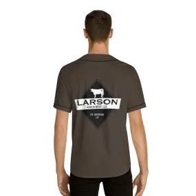 Larson Beef Men's Baseball Jersey (AOP)