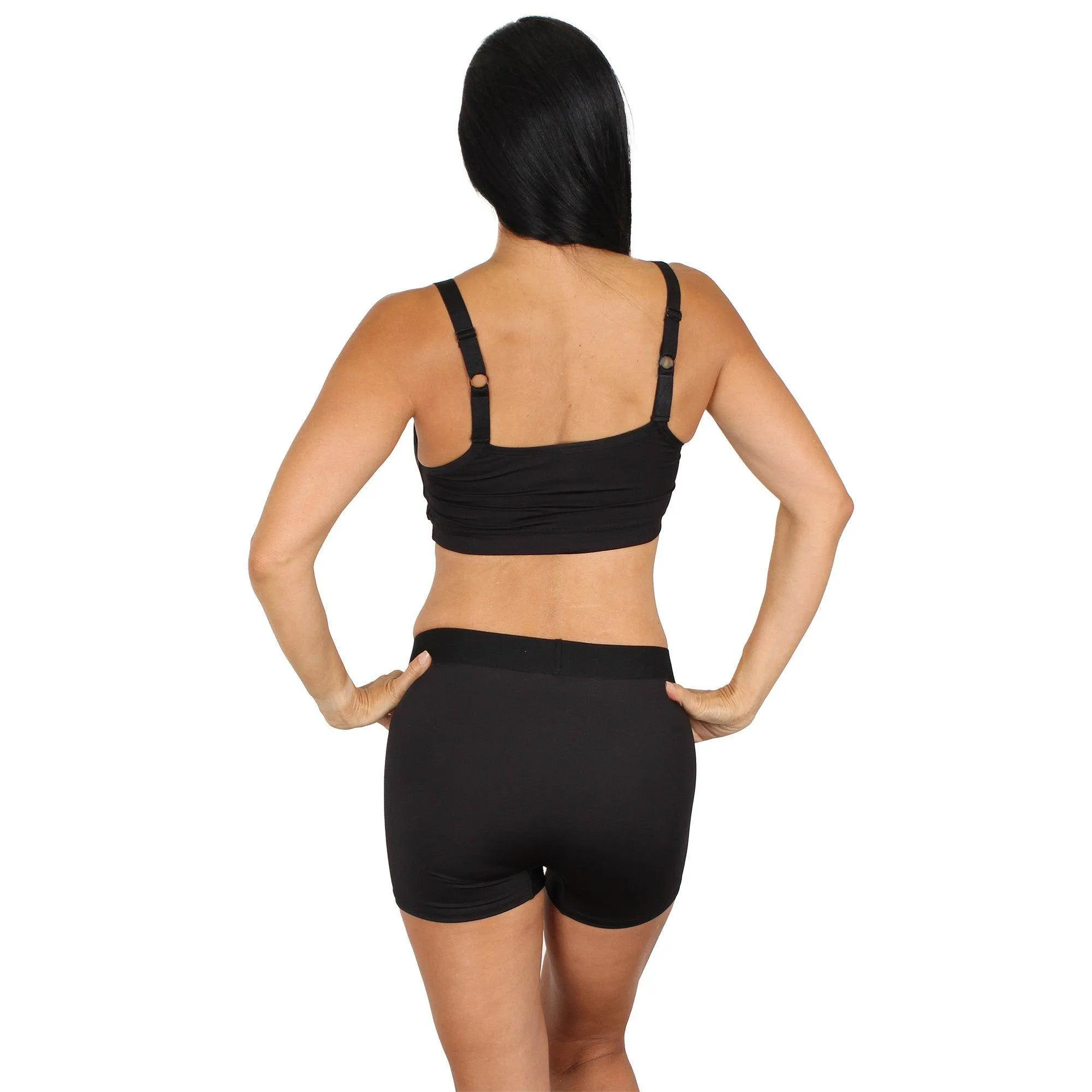 Light Support Sports Bra | Black