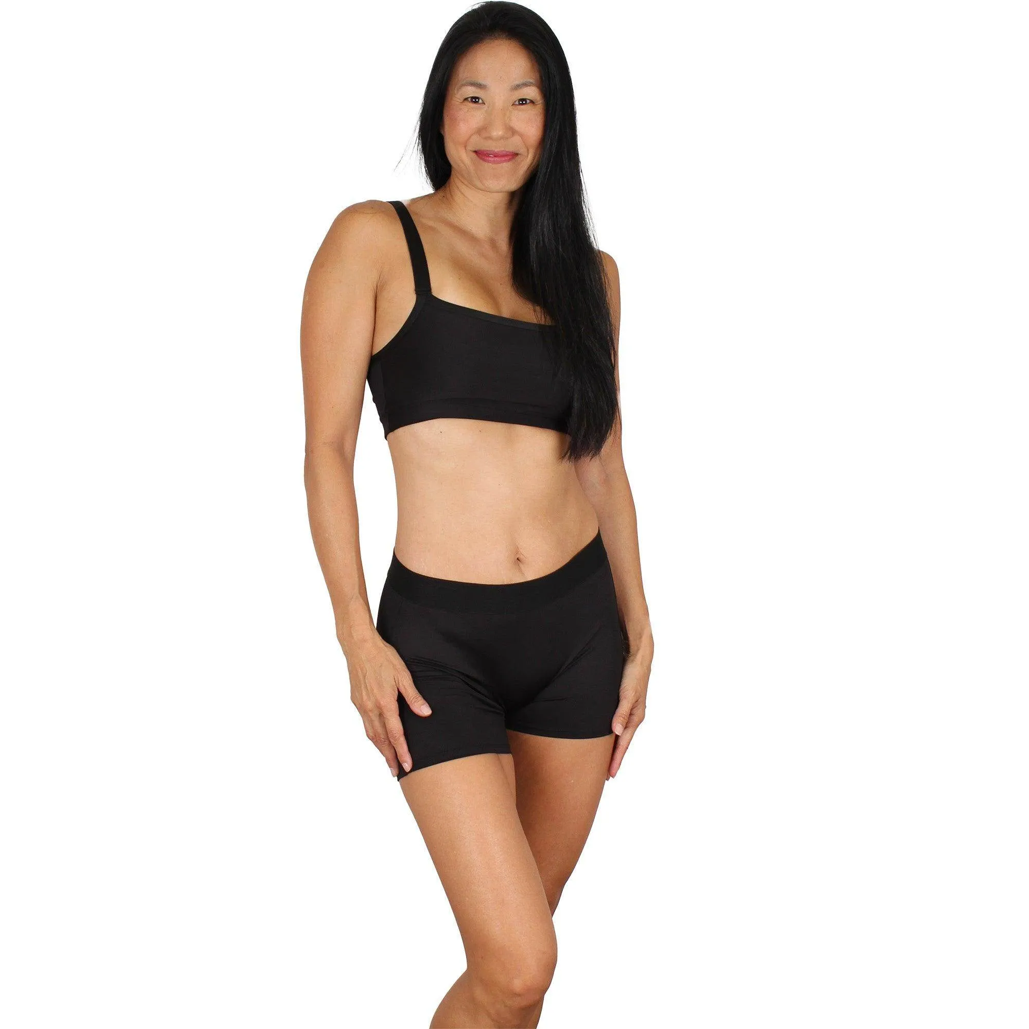 Light Support Sports Bra | Black