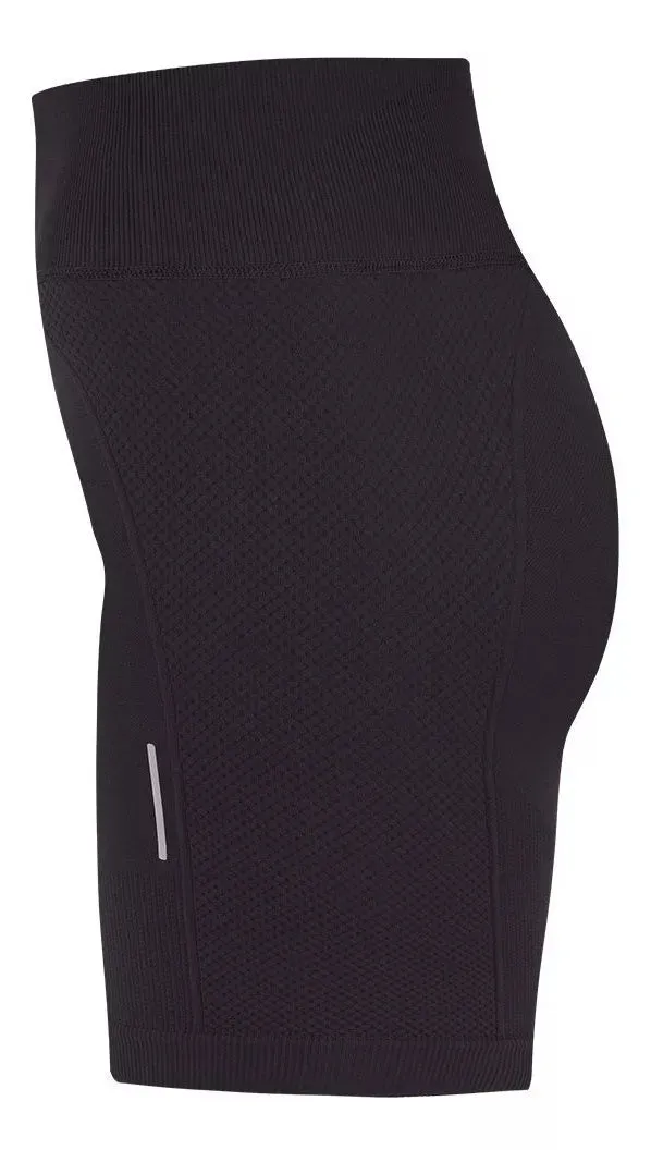Lupo Women's Run Sports Compression Shorts with Pocket Seamless Dry