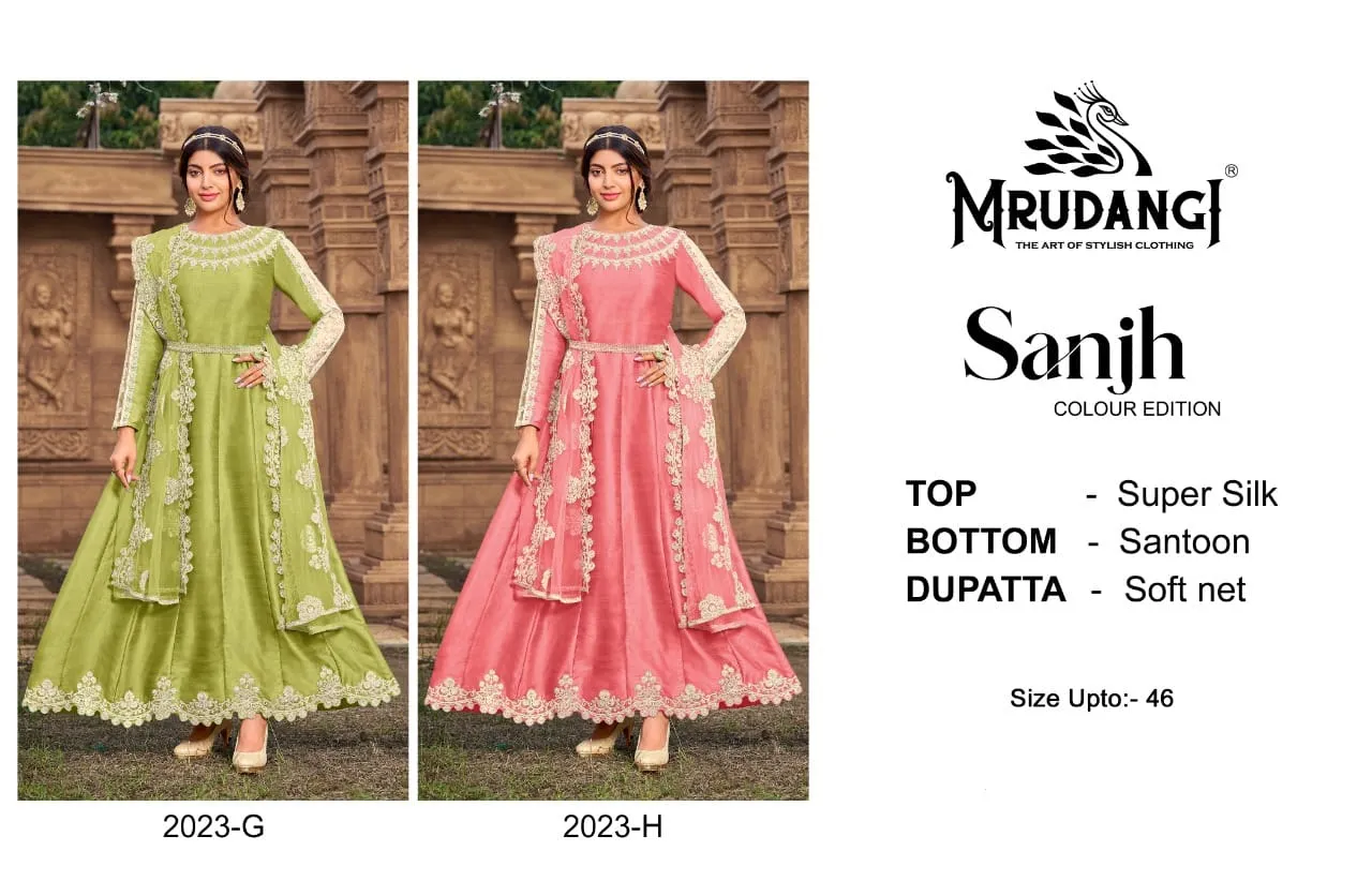 MRUDANGI SANJH PREMIUM ANARKALI SUIT