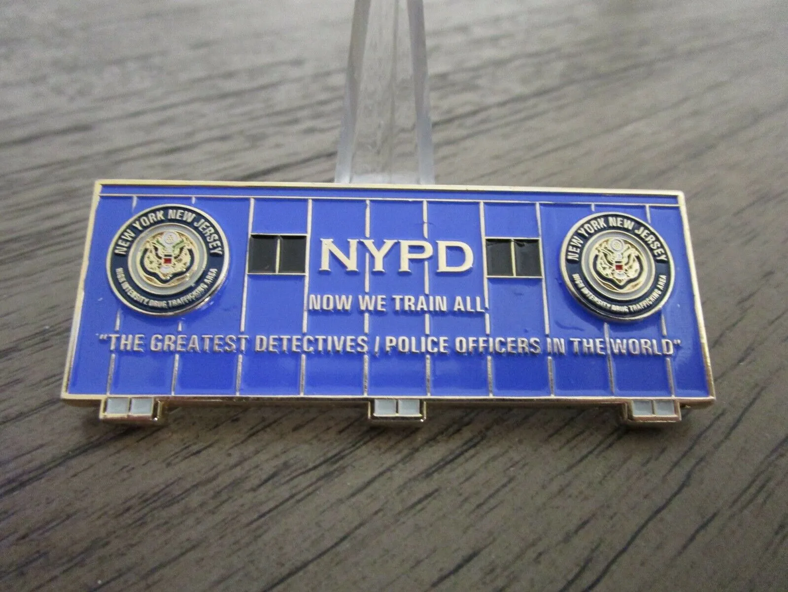 NYPD NJPD High Intensity Drug Trafficking Area Challenge Coin #4771