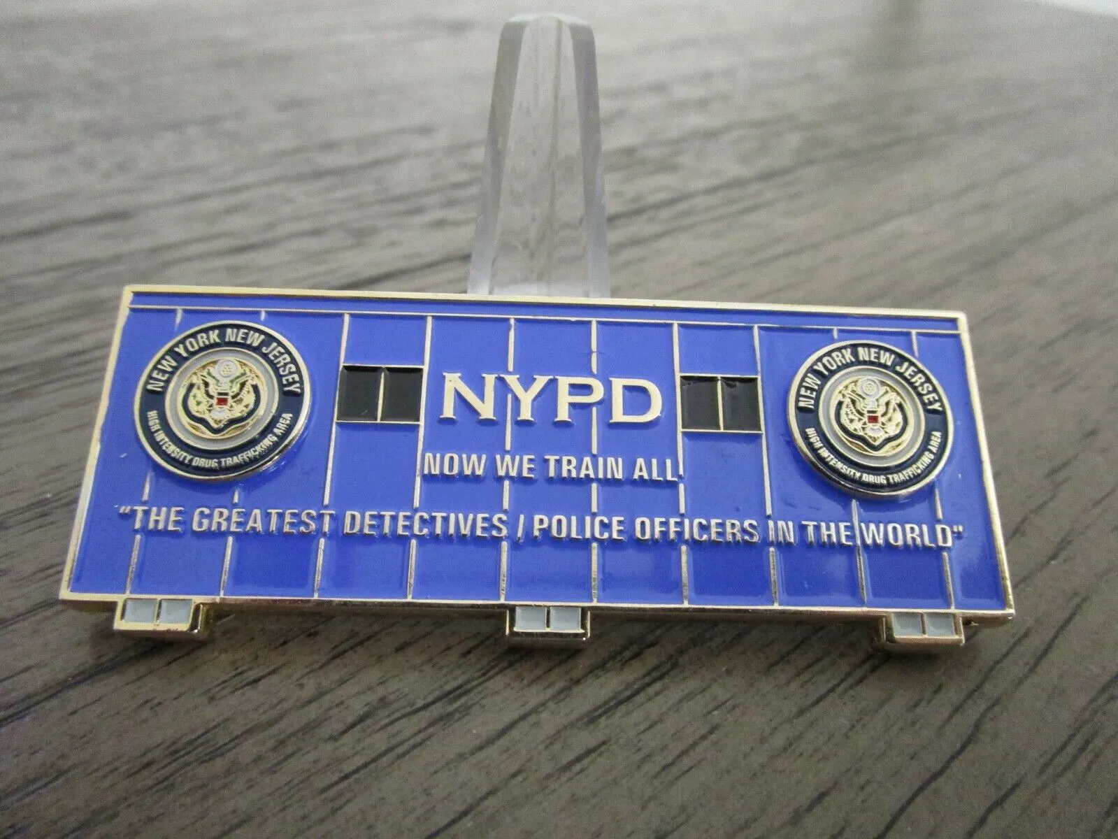 NYPD NJPD High Intensity Drug Trafficking Area Challenge Coin #4771