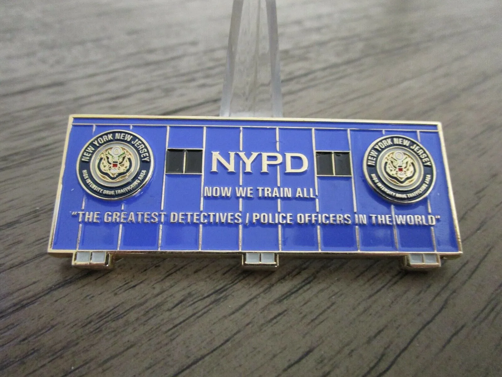 NYPD NJPD High Intensity Drug Trafficking Area Challenge Coin #4771