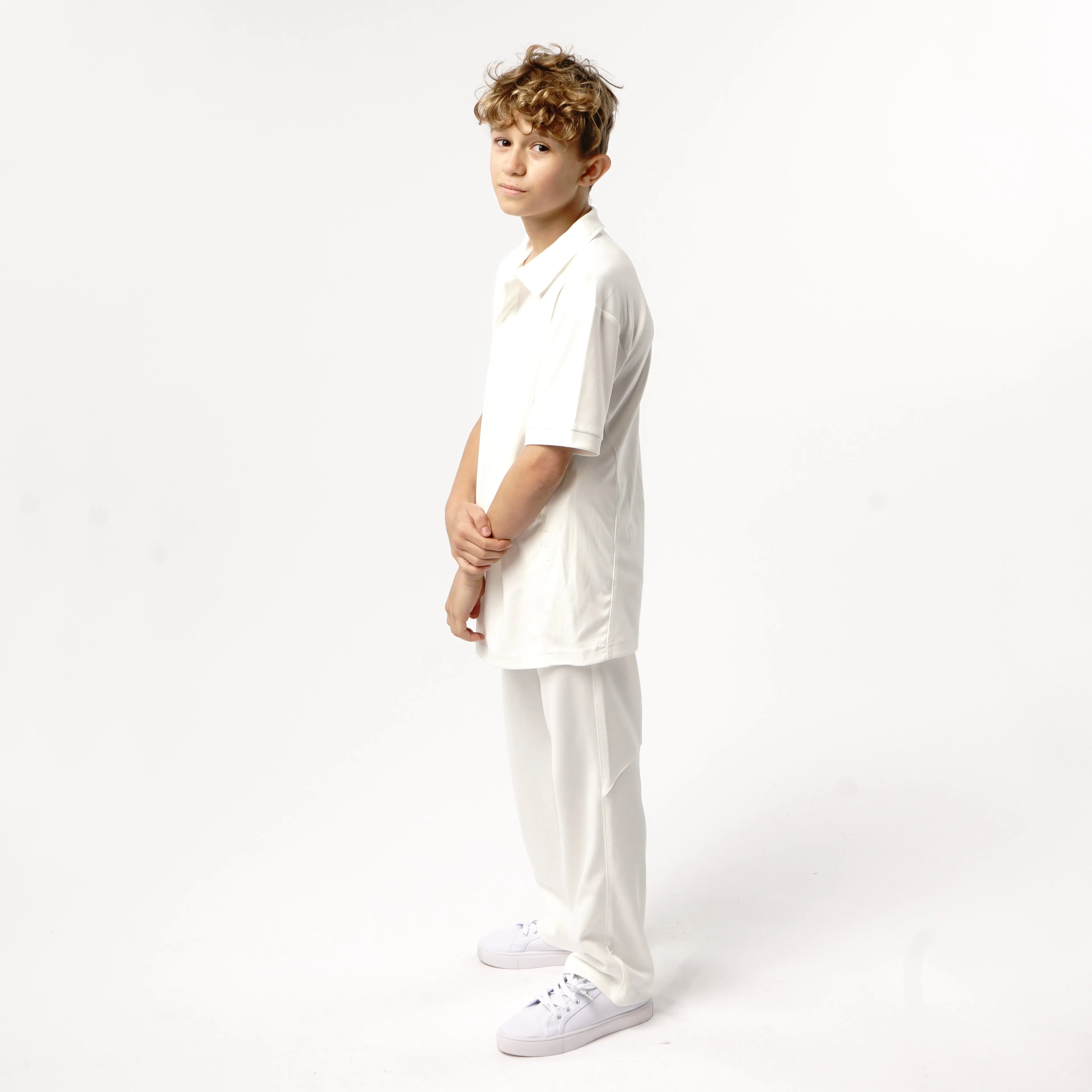 Omnitau Kid's Team Sports Cricket Trousers - Cream
