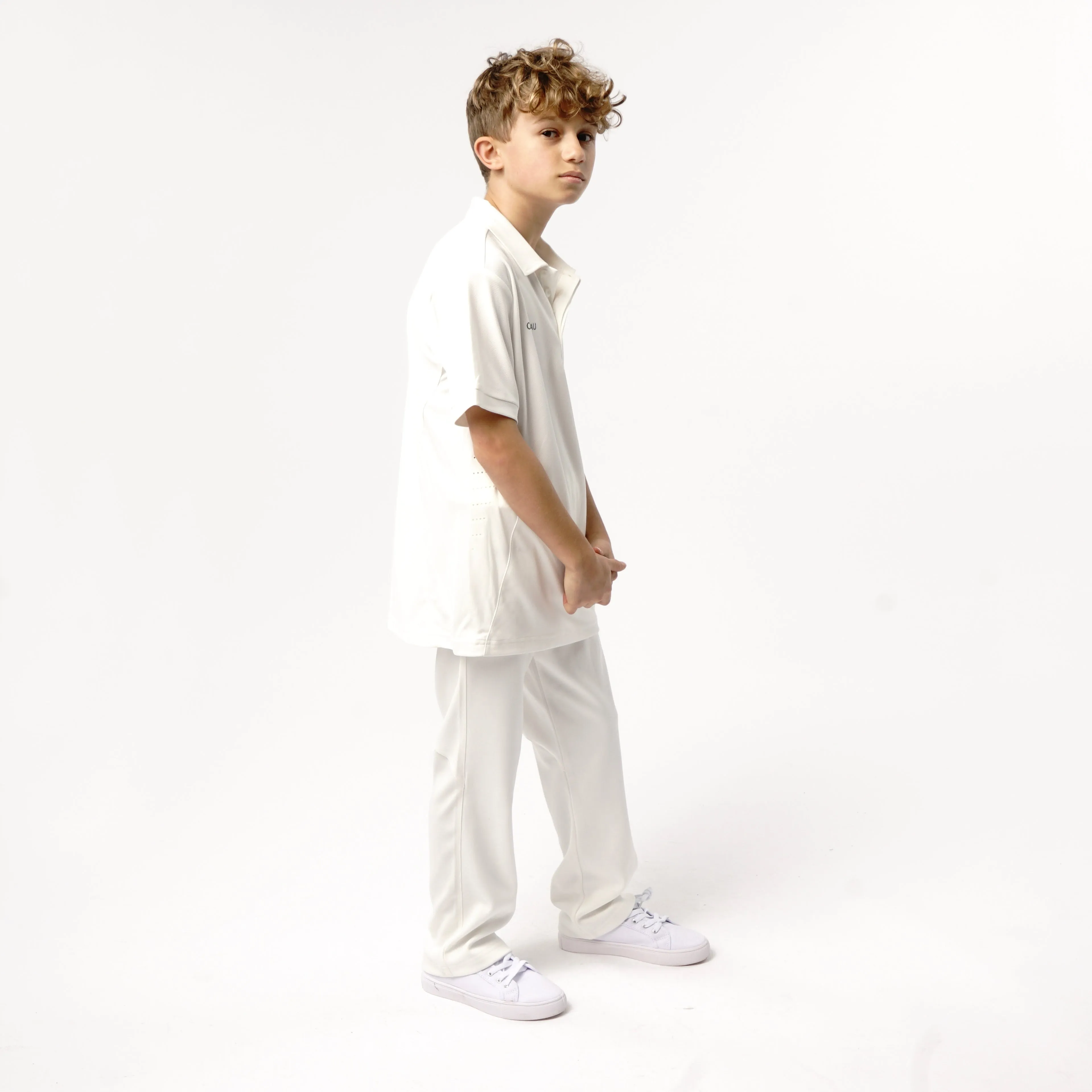 Omnitau Kid's Team Sports Cricket Trousers - Cream