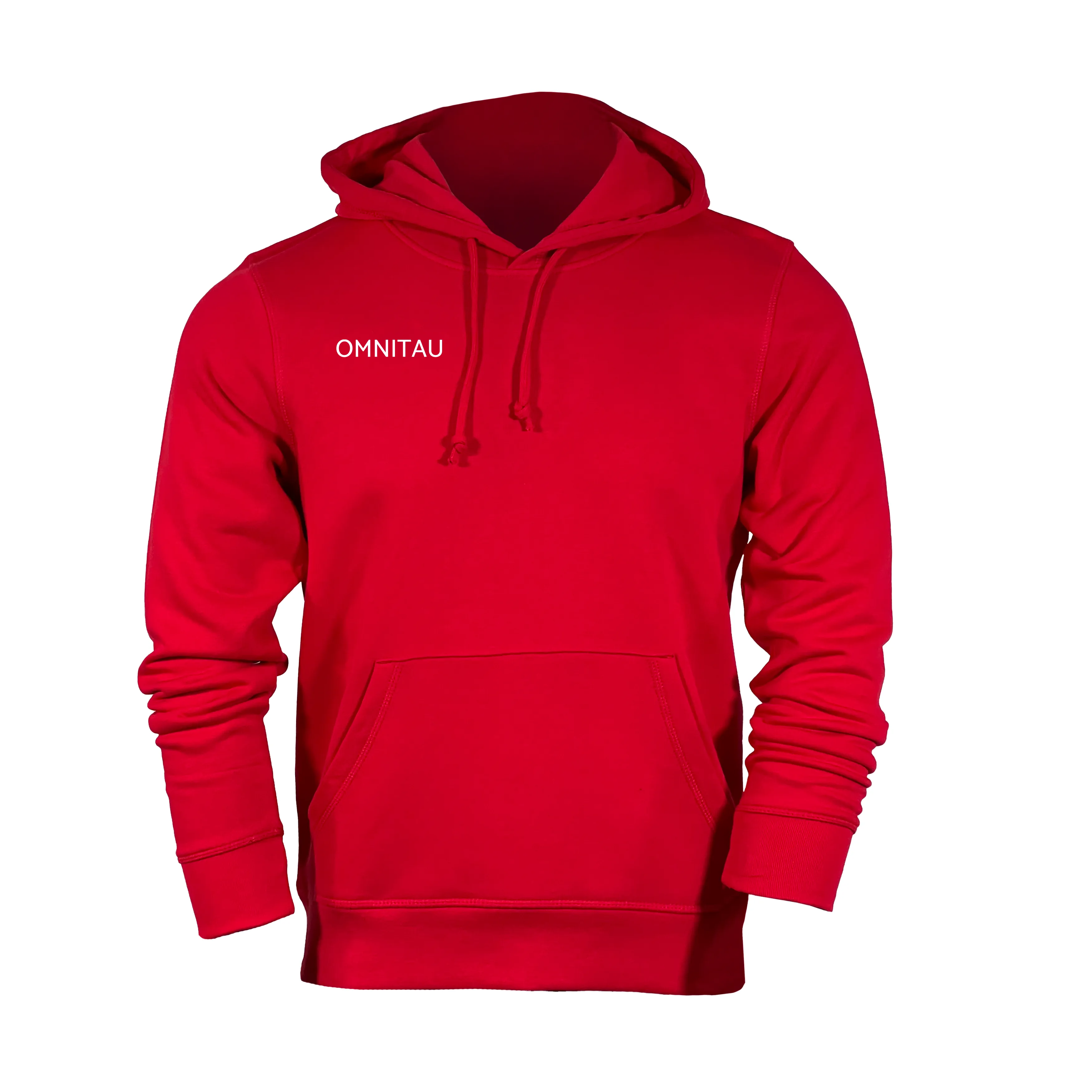 Omnitau Kid's Team Sports Organic Cotton Hoodie - Red