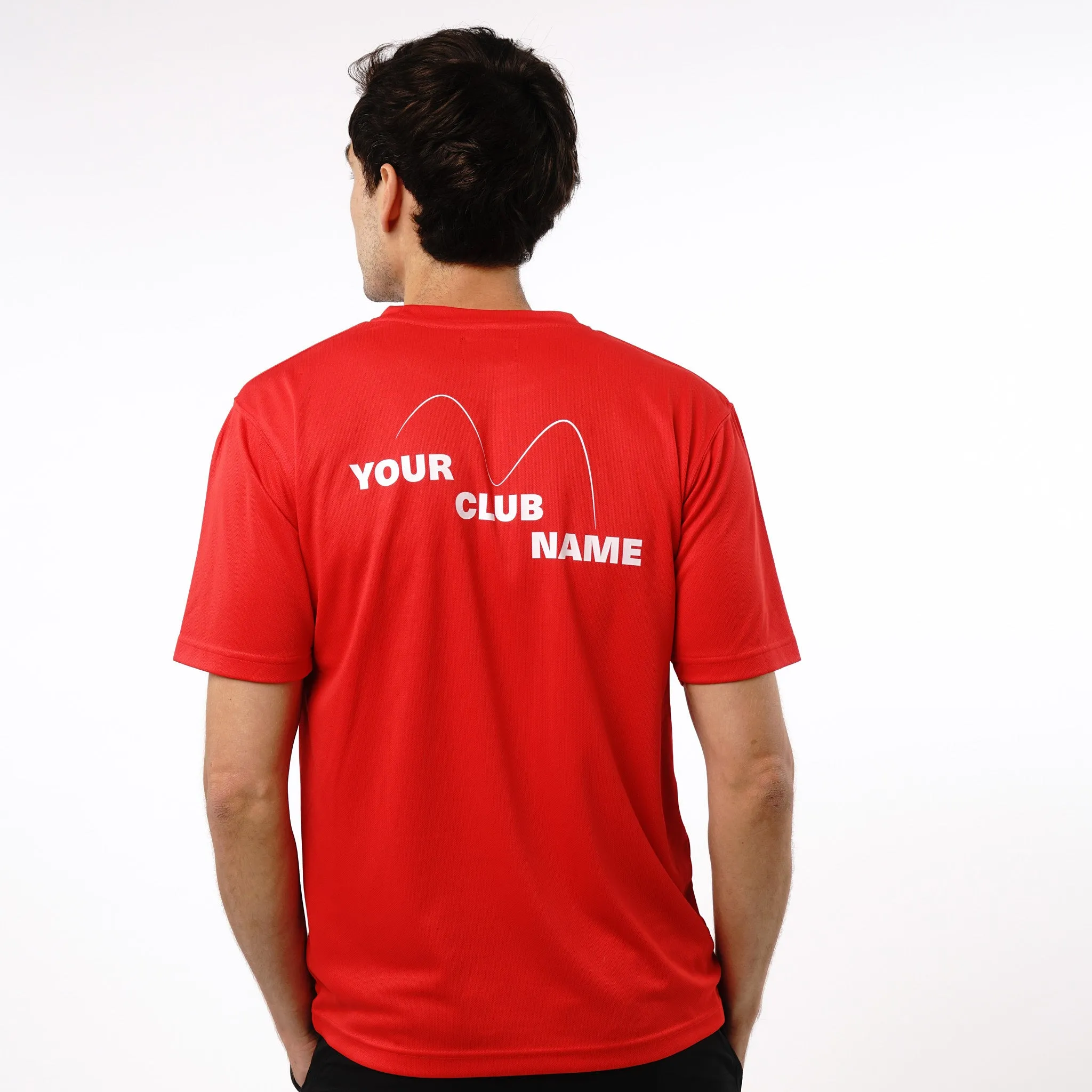 Omnitau Men's Core Multisport Crew Neck Playing Shirt - Red