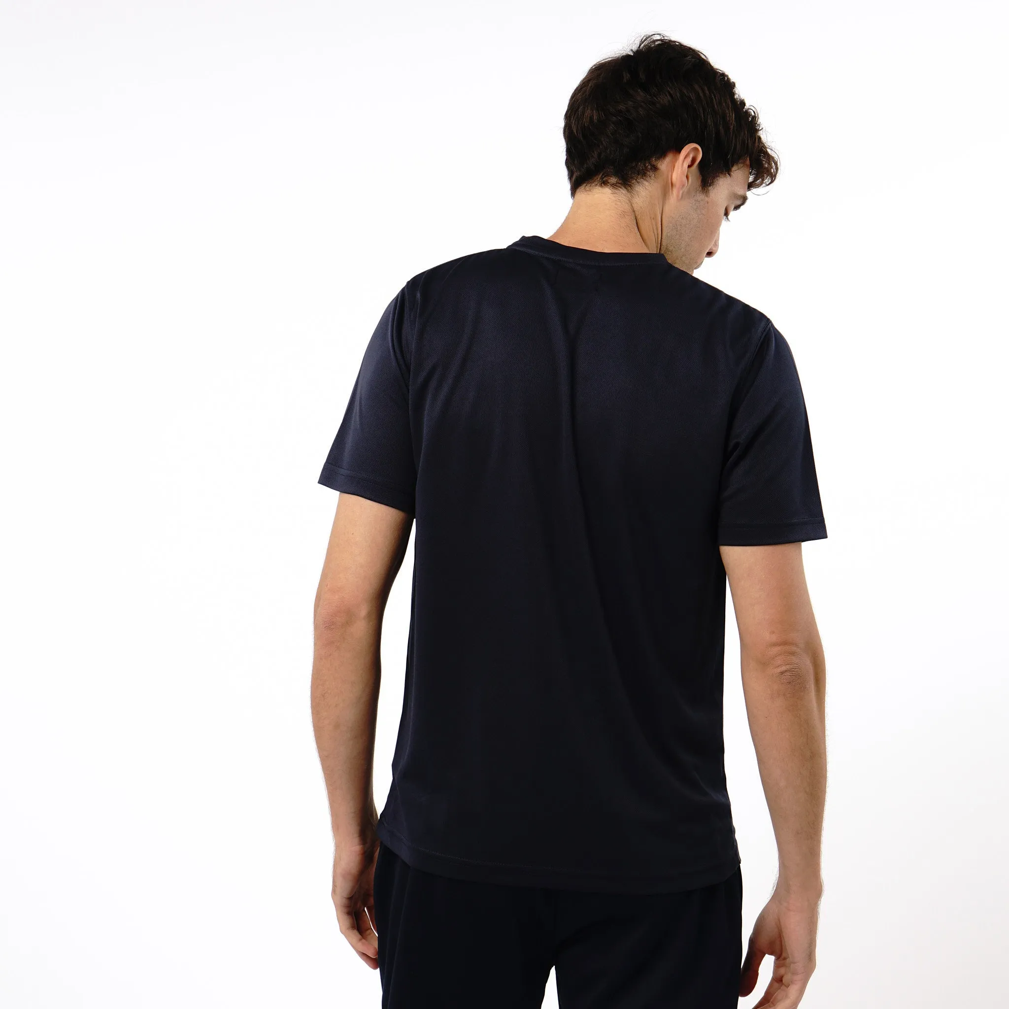 Omnitau Men's Team Sports Core Cricket Crew Neck Shirt - Navy
