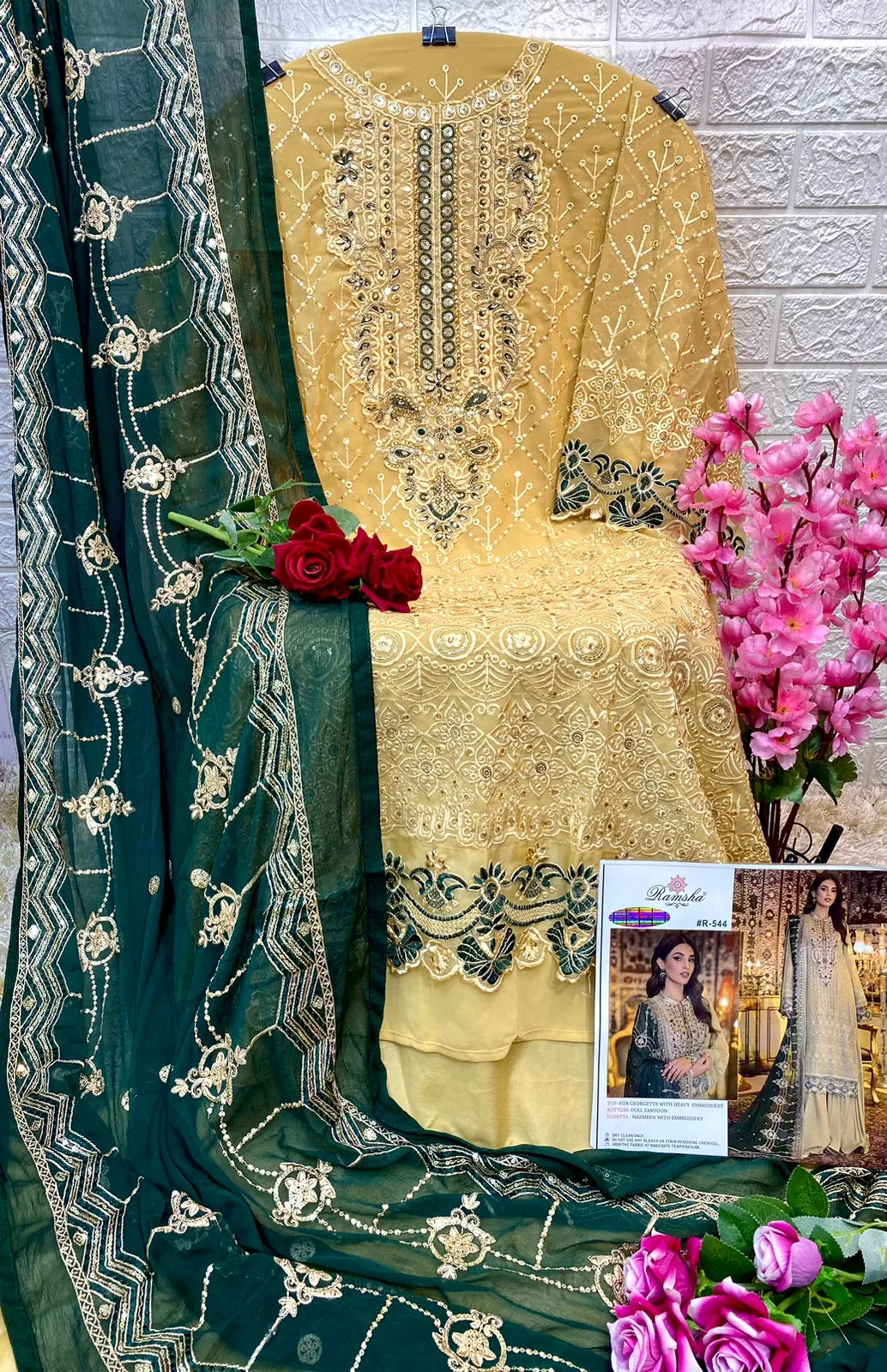 RAMSHA D.NO R-544 SALWAR SUIT