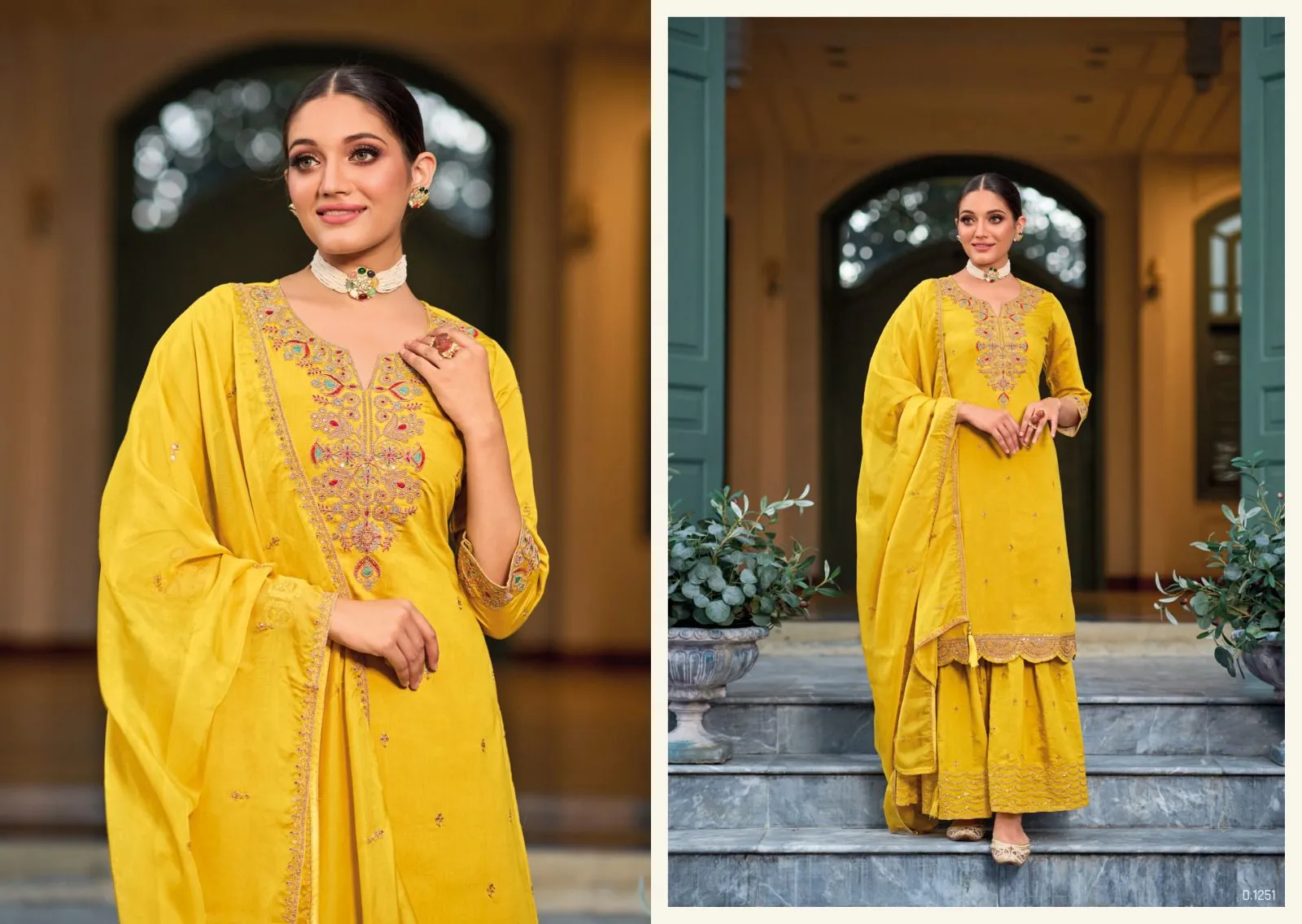 Rutba Zaveri 1250-1251 Series Latest Fancy Designer Readymade Salwar Kameez